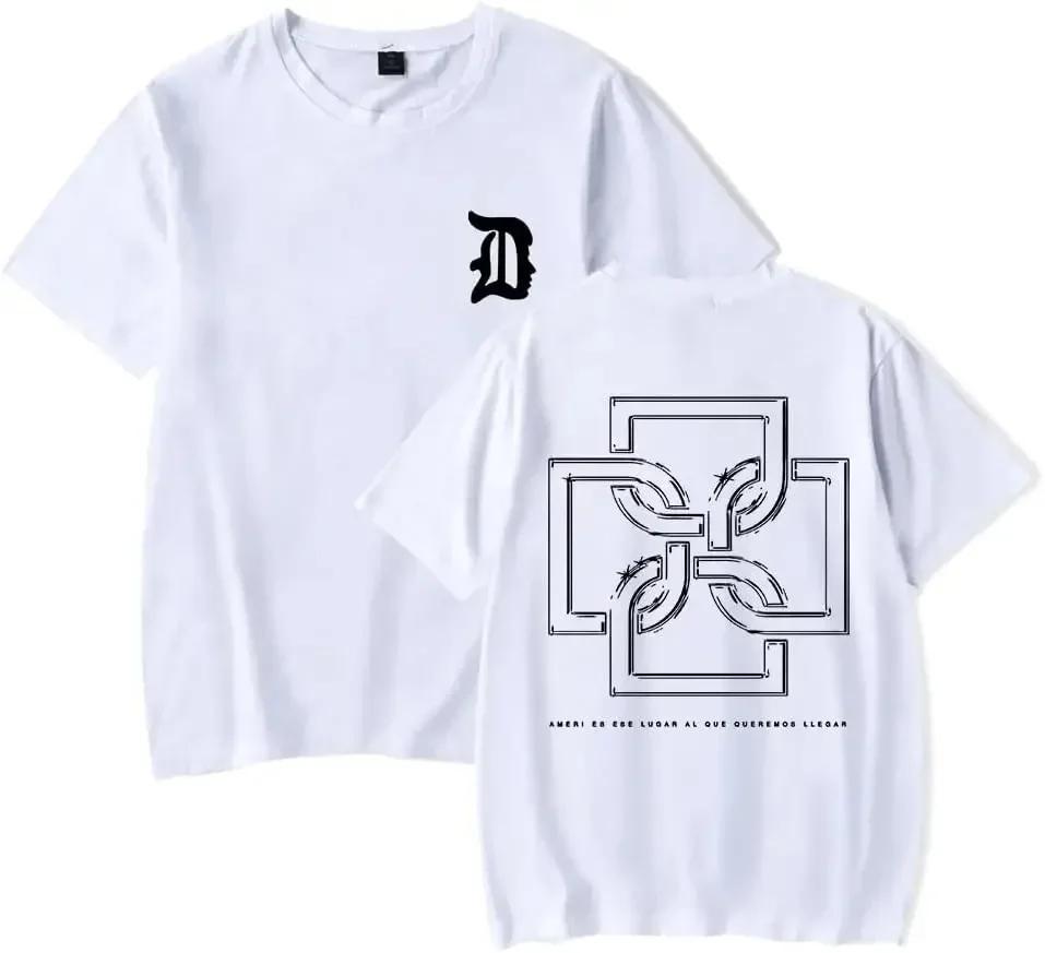 Summer Santa T-Shirt Duki Merch T Shirt Short Sleev Casual Print Men Pure Cotton Short Sleeve High-quality Men's Clothing 71811