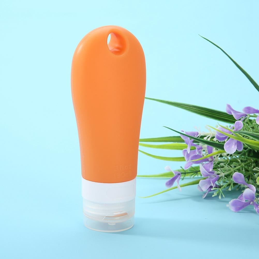 Portable Silicone Travel Bottle Set Lotion Shampoo Shower Empty Press Container 01