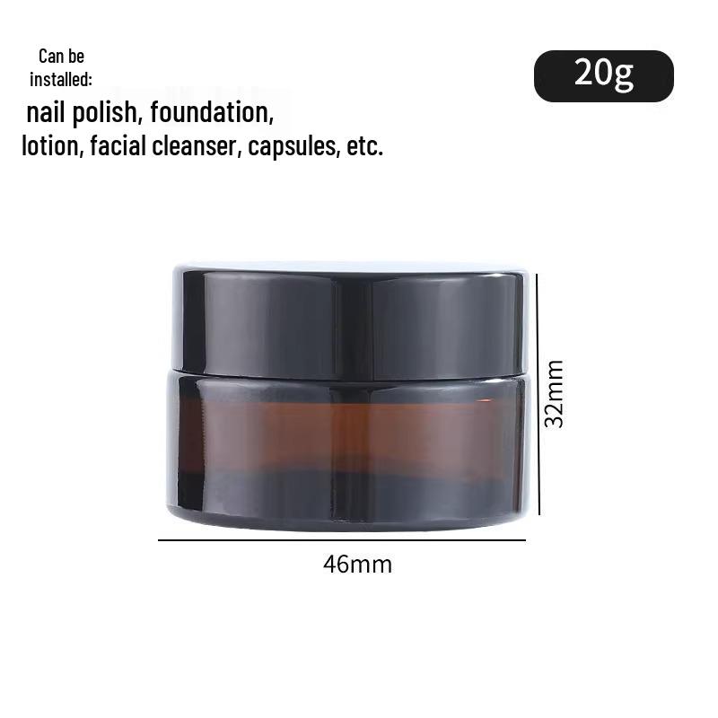 

Портативный многоразовый набор стеклянных косметических флаконов для кремов и лосьонов - пробник тональной основы дорожного размера