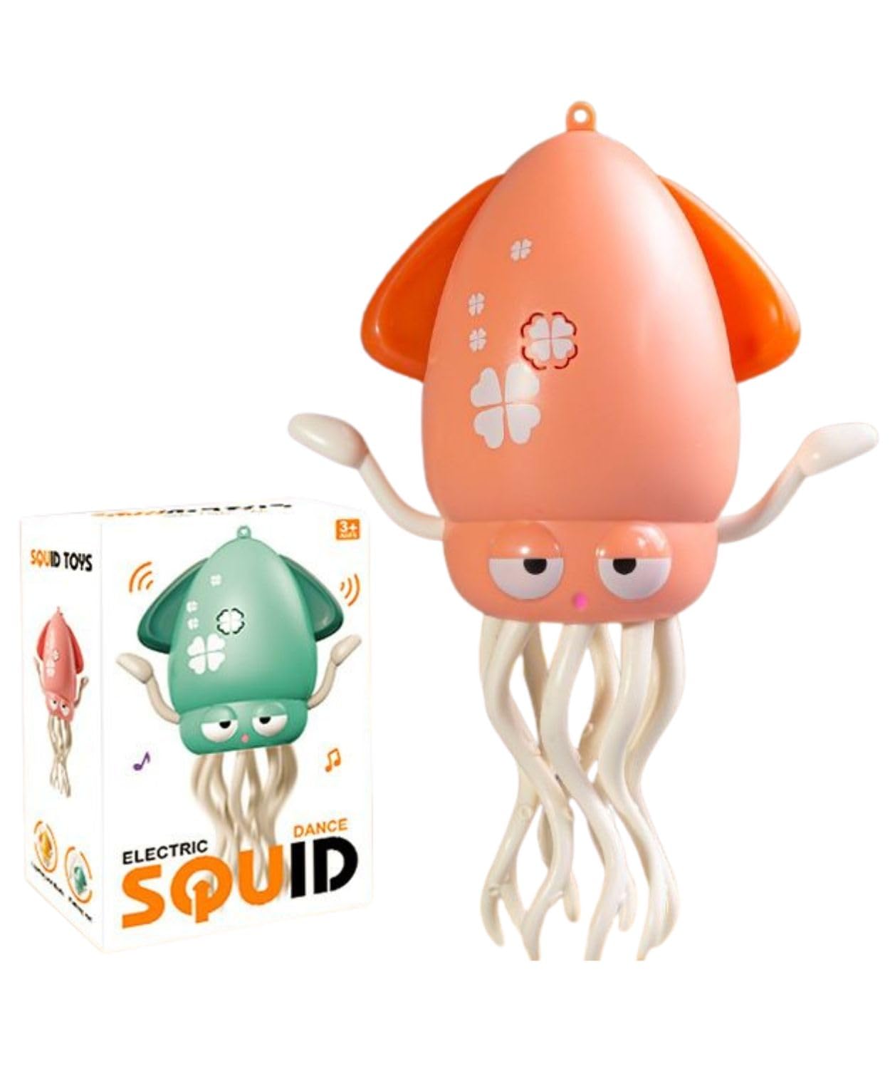 

Игрушка Кальмар Adgadg, Перезаряжаемая, Развивающая игрушка для детей, Обход препятствий, Танцы, Электрическая игрушка для родителей и детей (розовый)