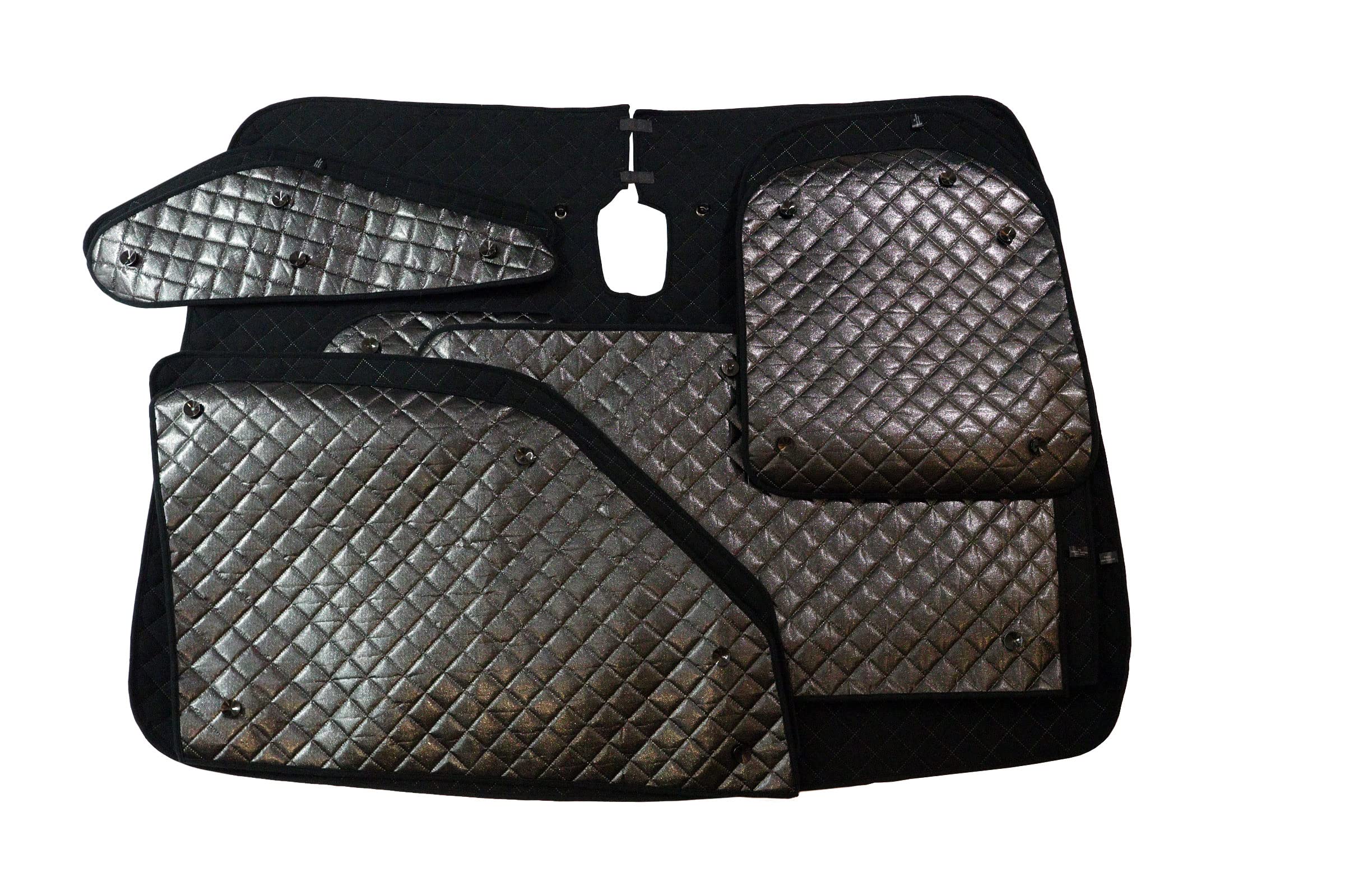 

BMS Black Aluminum Sunshade Full Set Probox Van Series Car without mirror [Toyota NSP/NCP160V H26/08-H28/08] auto-dimming K1-068-C-F2 чёрный