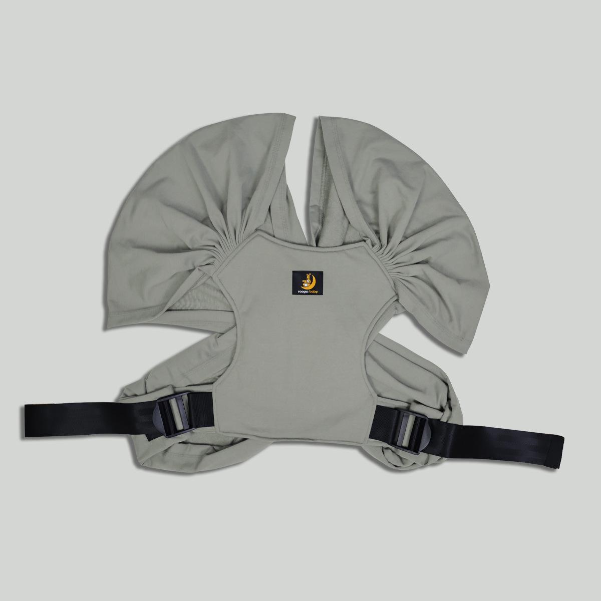 Всесезонный слинг-переноска для новорожденных: Универсальный слинг для новорожденных для комфорта круглый год Adjustable Size светло-серый