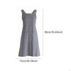 Cotton Kitchen Apron with Cross Back Design, Pinafore for Crafting