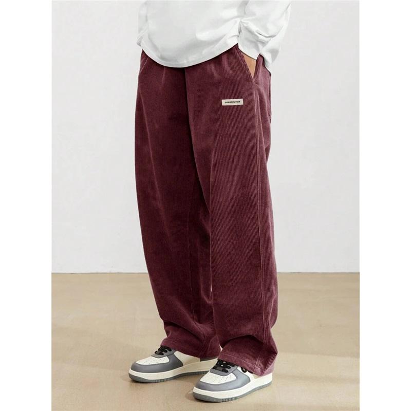 Joggebukser for menn Løse lange bukser Joggerbukser Uformell Sport Fitness Solide joggebukser Joggebukser for menn