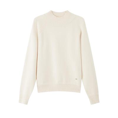 La Chapelle Women's Mock Neck Knitted Pullover