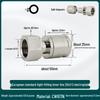 Brass Female Thread Union Reducer for Floor Heating Aluminum-Plastic Pipes