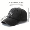 Unisex Fashionable and Versatile Printed Cartoon Character Baseball Cap Outdoor Lightweight Curved Brim Truck Driver Baseball Cap