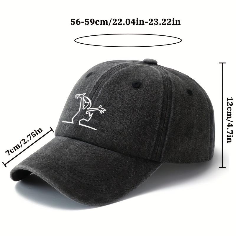 Unisex Fashionable and Versatile Printed Cartoon Character Baseball Cap Outdoor Lightweight Curved Brim Truck Driver Baseball Cap