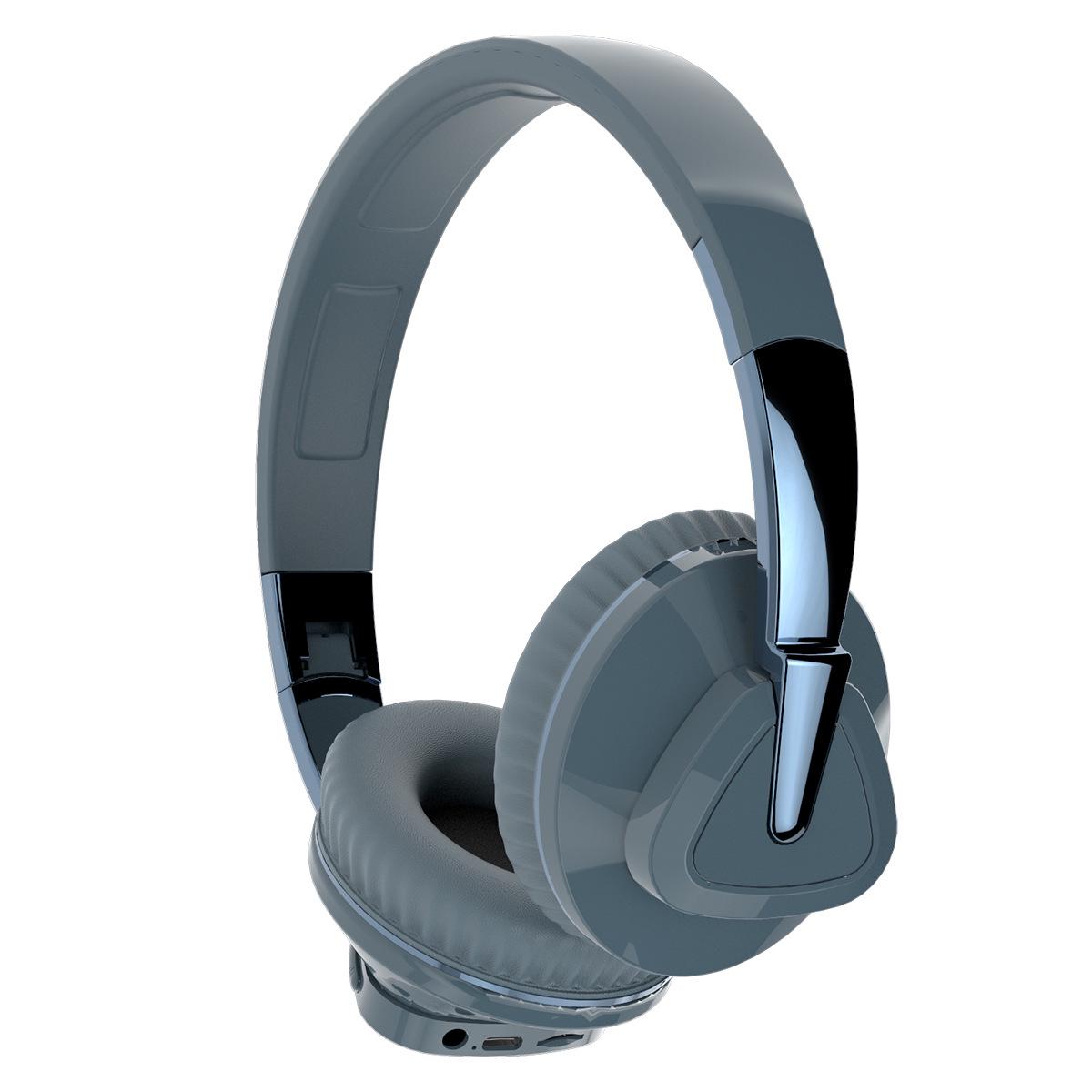 

H3 Wireless Head-Wearing Bluetooth Earphones: Heavy Bass Stereo for Mobile & PC синій