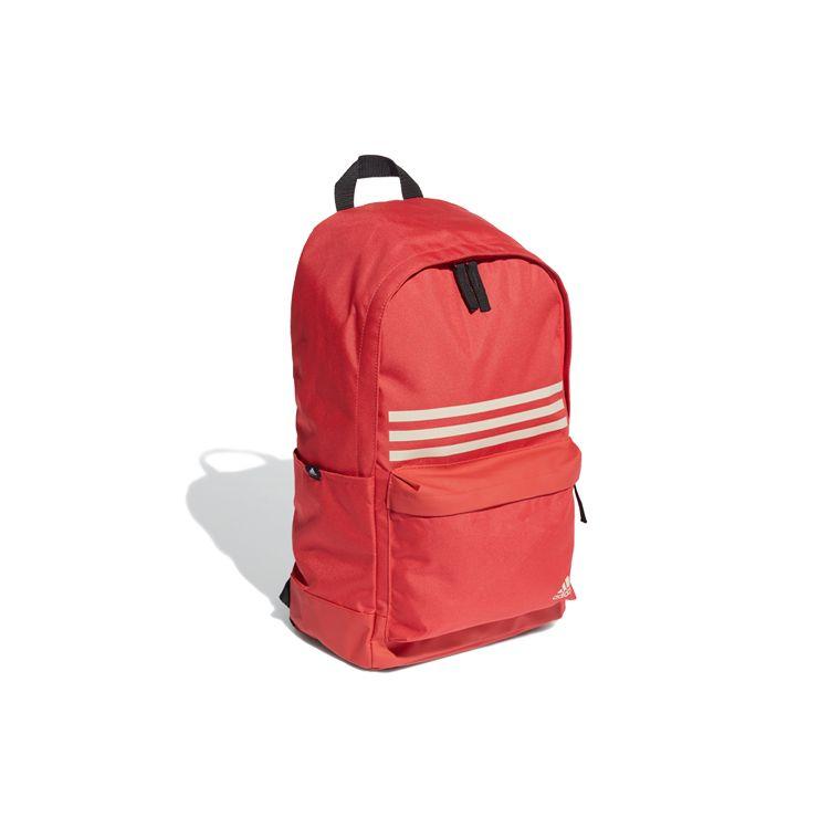 Adidas Classic Backpack 3S Pocket Sports Casual Polyester Unisex Backpack Red FJ9262