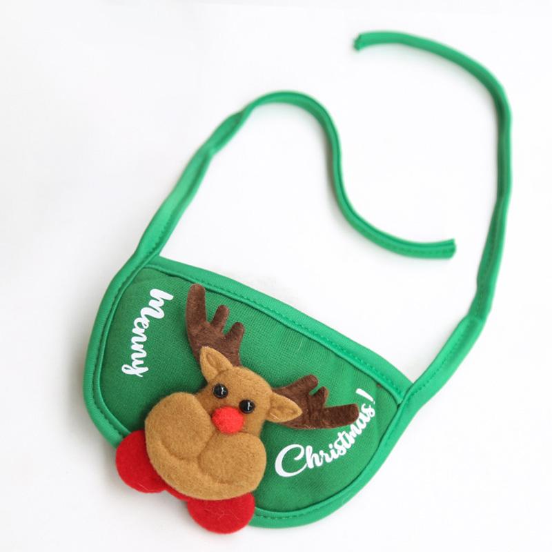 

Рождественская шапка для питомца, симпатичное полотенце со слюной в виде рогов для собак и кошек, принадлежности для нарядов, прекрасный дизайн, осенне-зимняя одежда, аксессуары для питомцев 2025 S