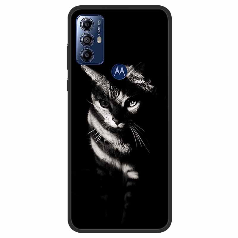 Für Motorola Moto G Play 2023 Hülle Weiche Silikon-Rückseite für Moto G Play 2023 Hülle GPlay 2023 Schwarze Handyhülle