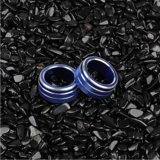 Blue Console Air Condition Adjust Knob Cover For Toyota Corolla Cross -2026