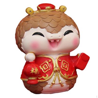 Mini Chinese Year Snake Figurine Sturdy Miniature for Tabletop Home Desk