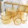 Elegant Amber Snowflake 12-Piece Tableware Set