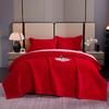 3pcs Set Winter Thick Velvet Bedspread Super Soft Flannel Quilting Bed Cover Non-slip Breathable Bedsheet with 2pcs pillowcase