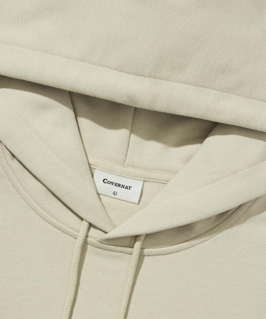 C Logo Hoodie Ecru