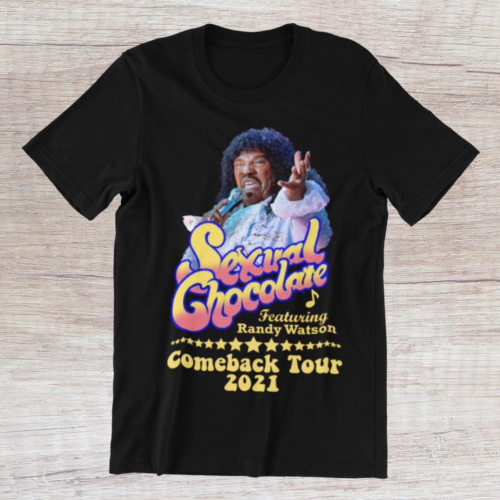 SEXUAL CHOCOLATE Randy Watson 1988 Coming to America Ring Spun Coton Tee Unisex T-Shirt XL 1950₽