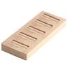 Holzohrringe Ringe Schmuck Display Tablett Organizer Halter 15 Slots Weiß