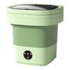 Compact Folding Washing Machine with Automatic Spin and Dehydration for Dormitory or Home Use