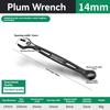 Durable Ratchet Wrench 8-32mm Plum Blossoms Open Combination Wrench Two-Way Double Fast Ratchet Wrench Auto Repair Tools