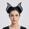 Furry Bat Ears Headband DIY Halloween Hairband Fashion Halloween Costume Cosplay Props  Party