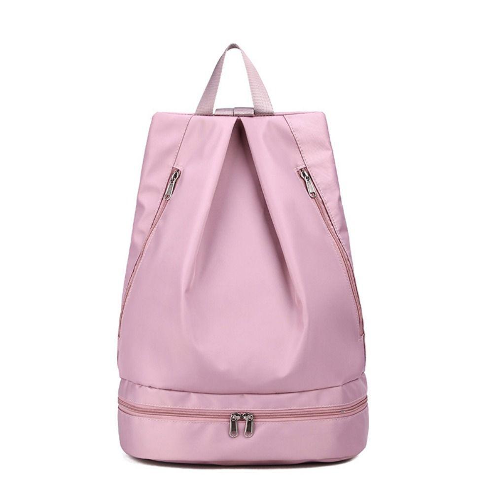 Lightweight Wet Dry Separation Fitness Bag Foldable Waterproof Swimming Backpack Large Capacity Expansion Travel Handbag Gym