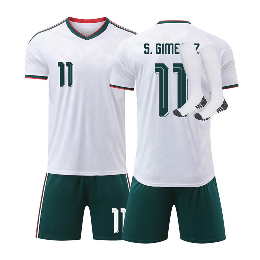 2526 Away Jerseys Sports Team Uniform Set Football Training Suit Set