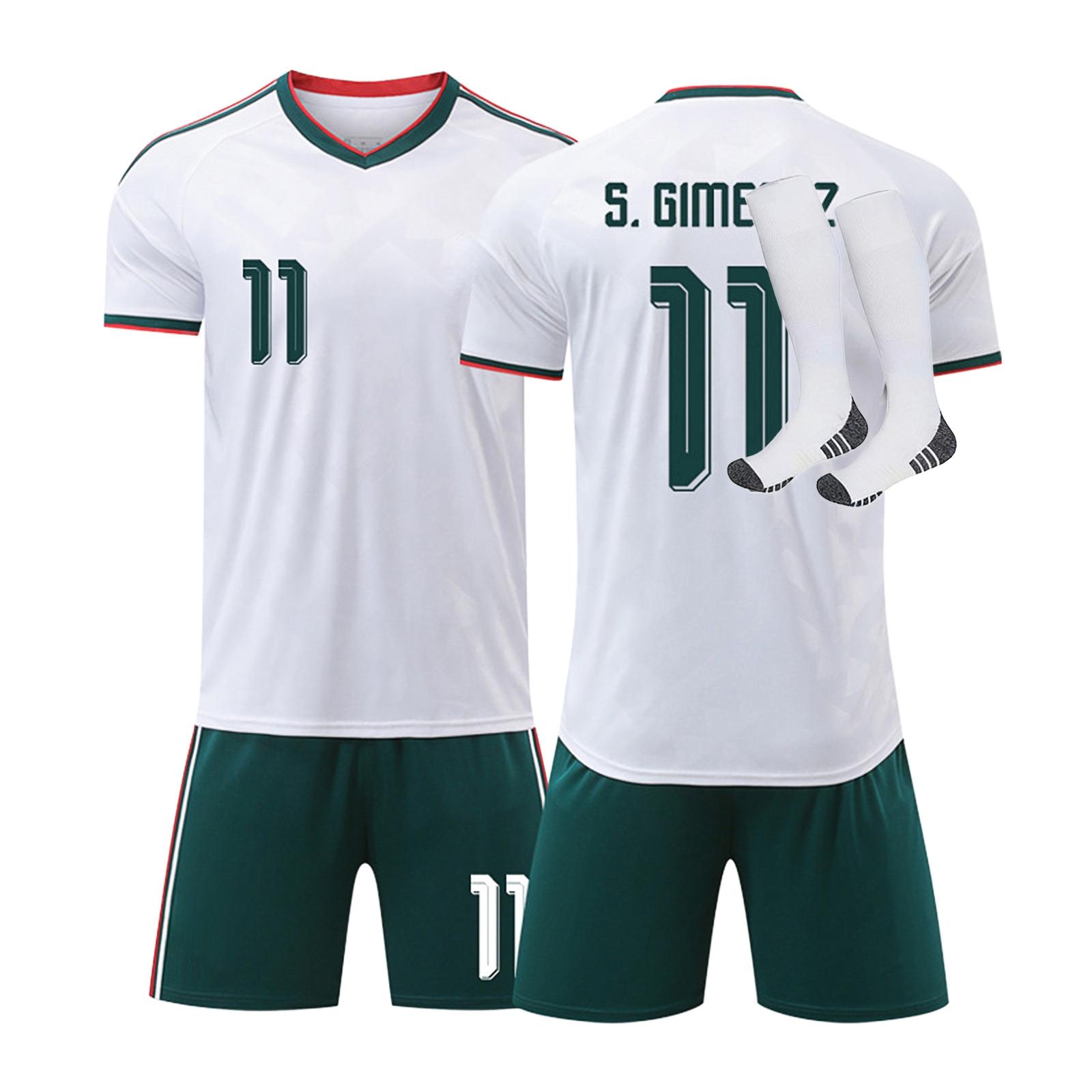 2526 Away Jerseys Sports Team Uniform Set Football Training Suit Set L