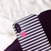 Ultra Blackwhite Slim Stripe Silicone Tpu Phone Case Cover For Iphone X Plus 8