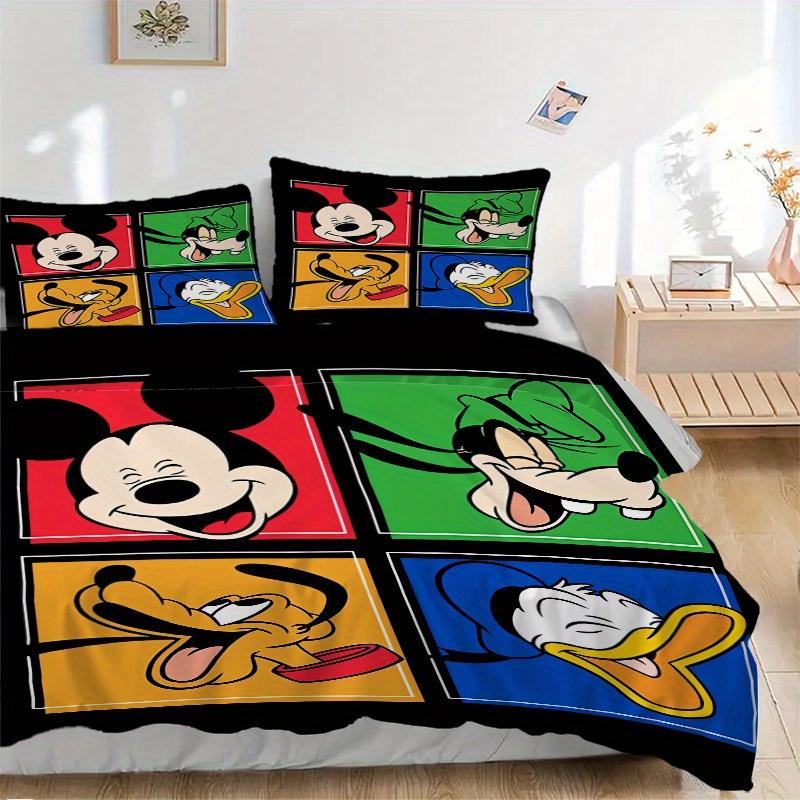 3pcs set Mickey Mouse, Goofy, Pluto Bedding Set with Duvet Cover+Pillowcases, All-Season Polyester, Zipper Closure63