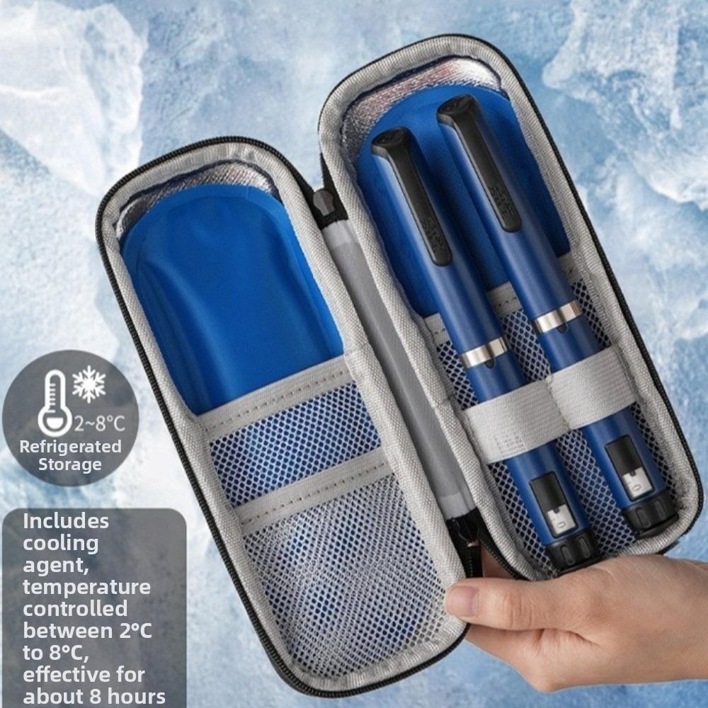 Temperature Display Insulin Cooling Bag Waterproof Travel Cooler Case Cold Storage
