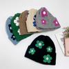 Women's Floral Grandma's Flower Beanie Hat