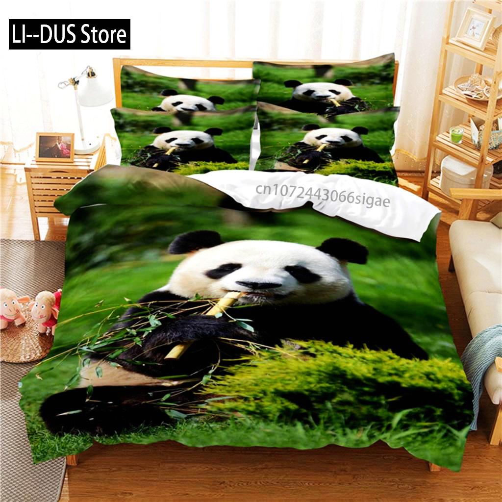 National Treasure Panda Bedding Set Duvet Cover Set 3d Bedding Digital Printing Queen Size Bedding Set Fashion Design