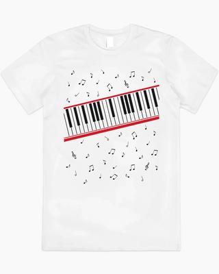 Michael Jackson Beat It Klucze do Pianina Koszulka, Król Popu Koszulka Muzyczna