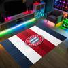 Bayern München Design Kristall Sammet Matta Mysig Icke?Halkskyddad tryckt matta för sovrum, vardagsrum, entré