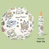 Cute Dog Pattern Folding Sun and Rain Umbrella