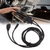 Practical USB Extension Cord Dashboard Panel Mount USB+ 3.5mm Port Plug