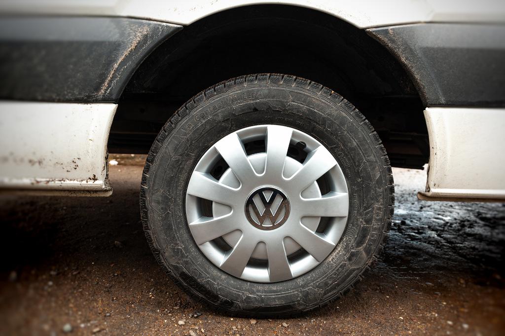

Колпаки серые ABS (1-катковый, 4 шт) для Volkswagen Crafter 2006-2016 гг