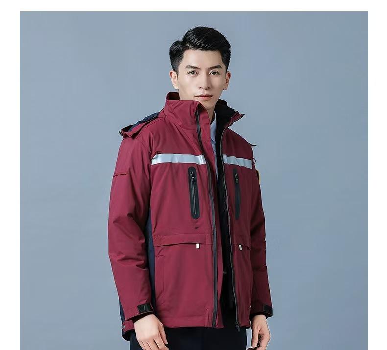 Health Emergency Cotton-Padded Windbreaker Suit for Hospital First Aid Rescue