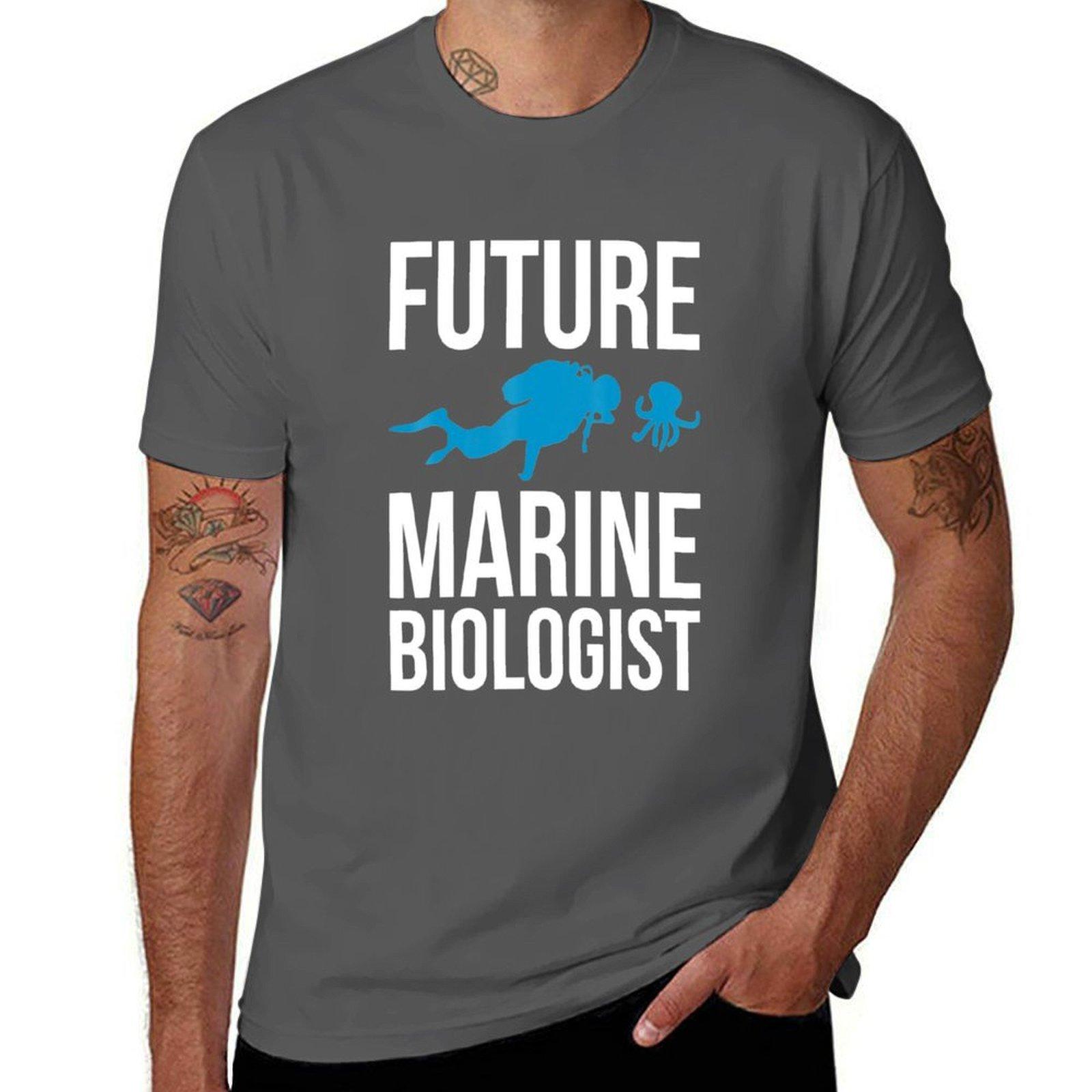Future Marine biologist T-Shirt man graphic t shirt t shirts designer T-Shirt 4XL