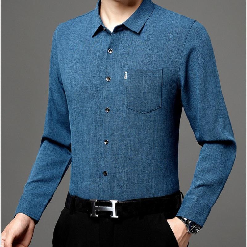 Men's Long Sleeve Shirt Business Casual Men's Shirt