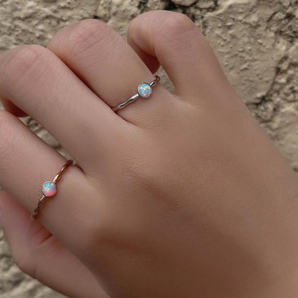My Omelet [92.5 Silver] Planet The Opal Silver Ring