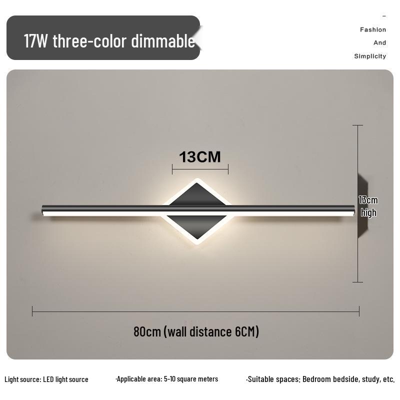 Modern LED Vanity Mirror Light: Simple Bathroom Wall Lamp for Makeup & Cabinet Illumination