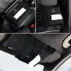 Car Tissue Boxes Multifunctional Car Sun Visor Back Seat Hanging Tissue Bag Organizer For Mercedes Benz W211 W204 W210 CLA GLA