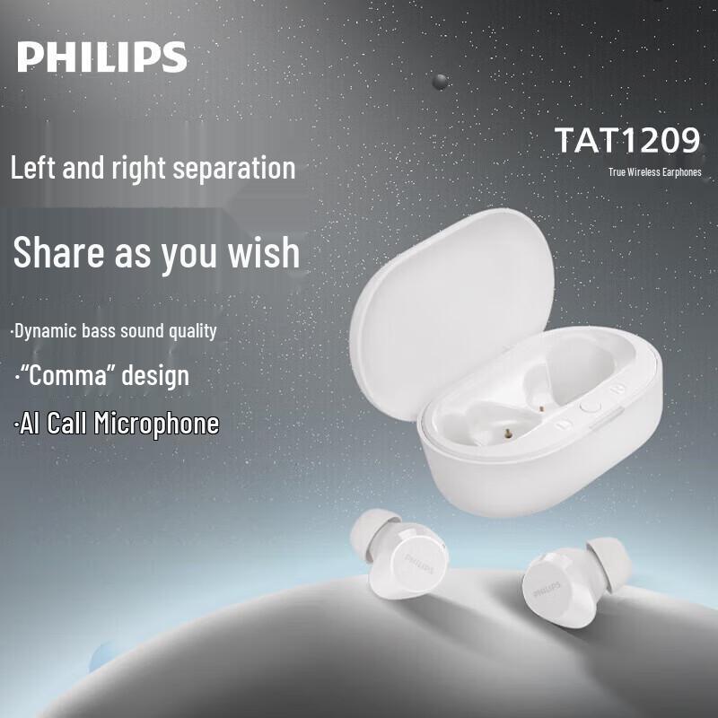 Philips TAT1209 True Wireless Earbuds