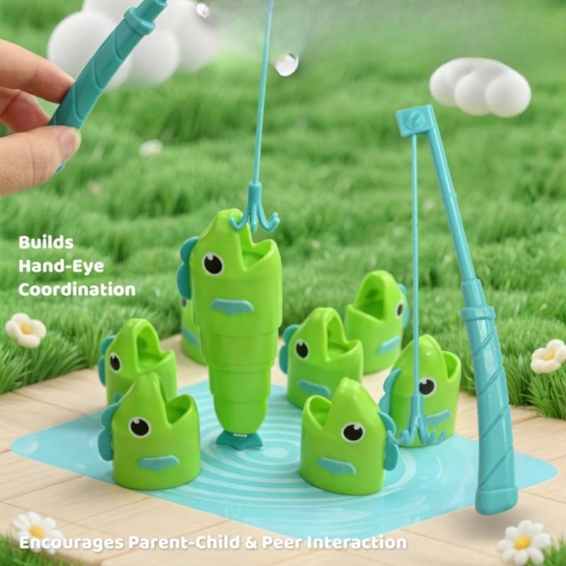 Telescoping Fish Catch Game Fishing Game Toy for Two Players Battle  Fun Family Entertainment Competitive Interactive Games Toy