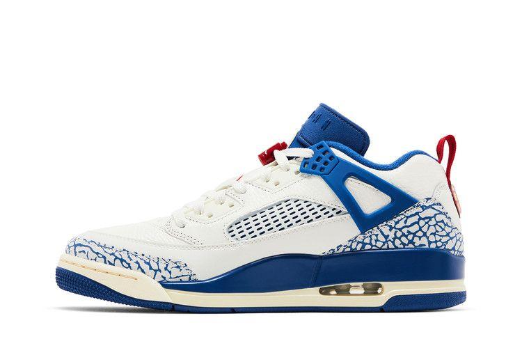 Men's Sneakers Jordan Spizike Low Sail Storm Blue Sail/Varsity Red/Muslin/Storm Blue