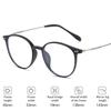1Pcs Anti Radiation Eyeglasses Round Eyeglasses Mountaineering Glasses For Women Men Accessories