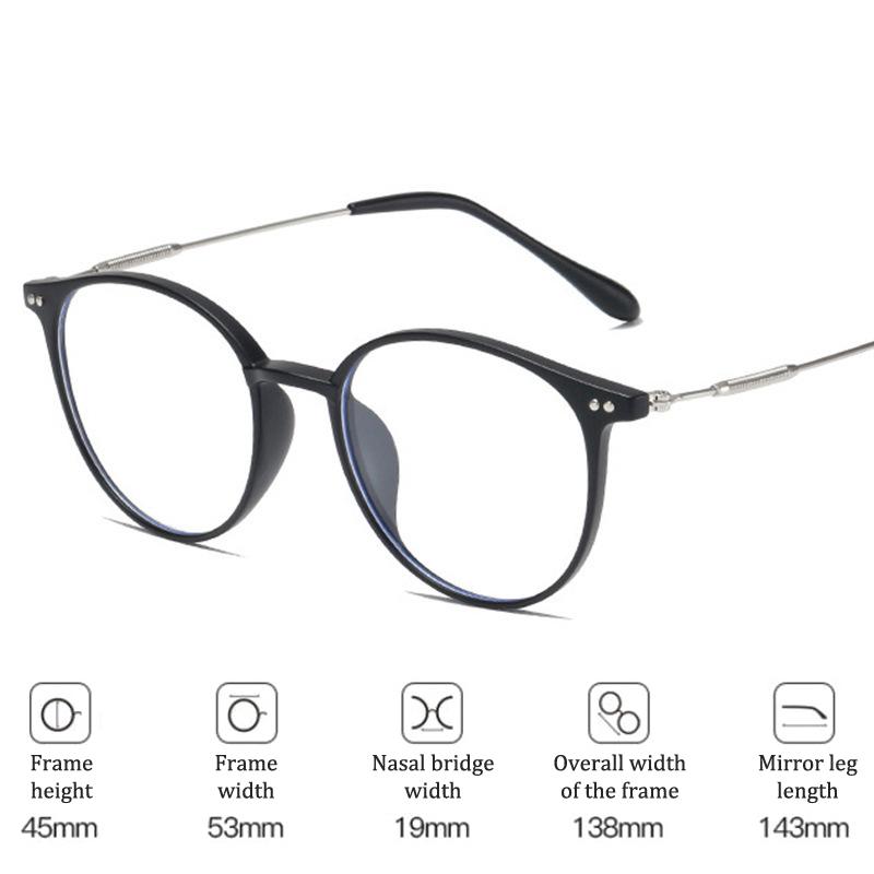 1Pcs Anti Radiation Eyeglasses Round Eyeglasses Mountaineering Glasses For Women Men Accessories